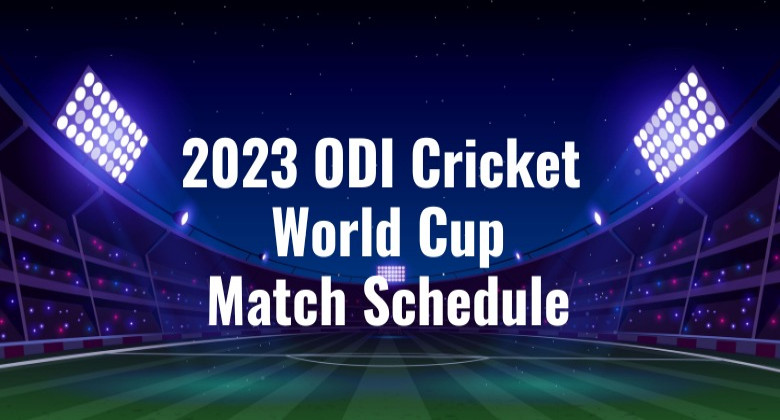 ODI World Cup 2023 Points Table, Match Schedule, Teams, and Venues